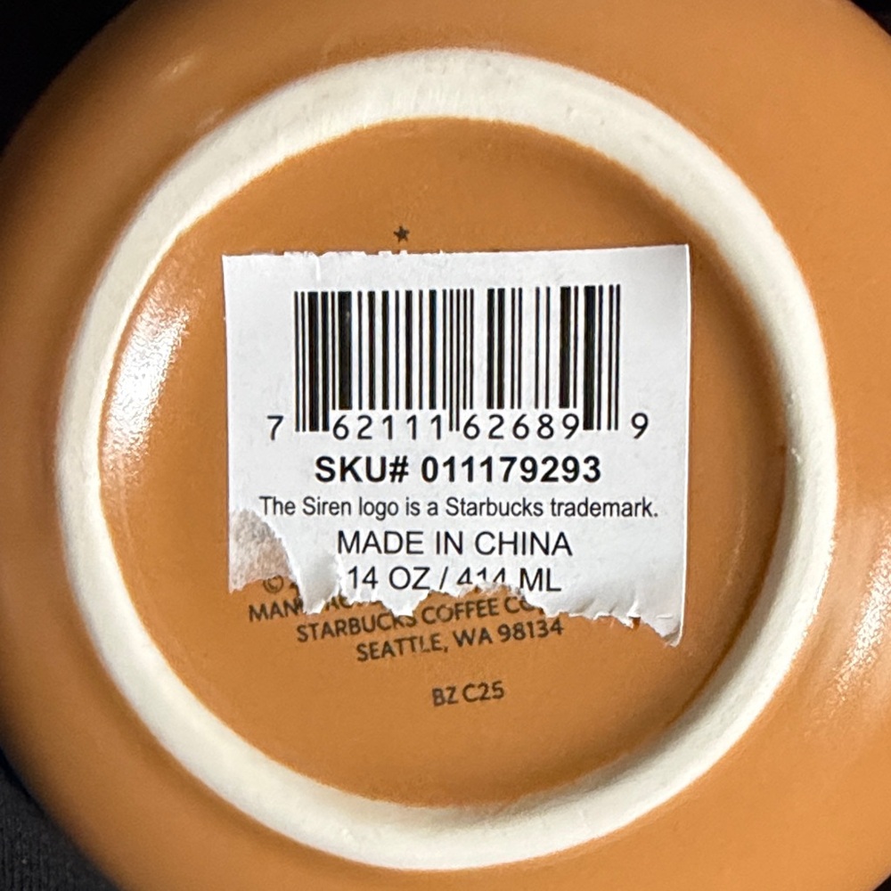 Starbucks Bear Face Mug - Tan NWT - Picture 4 of 4